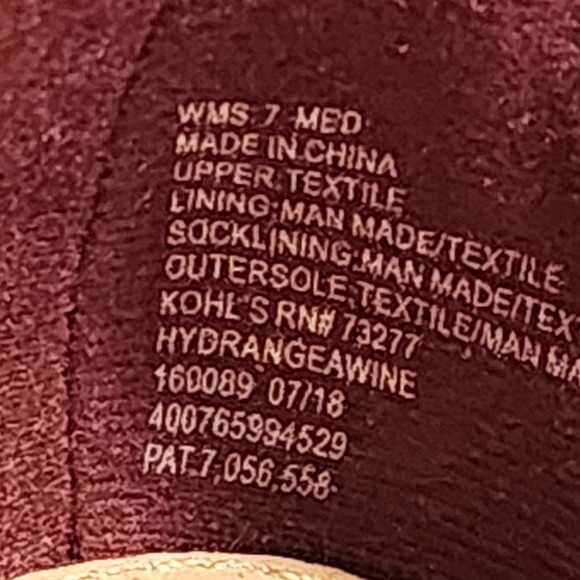 Lauren Conrad burgundy round heel ankle strap‎ size 7 - Picture 8 of 8